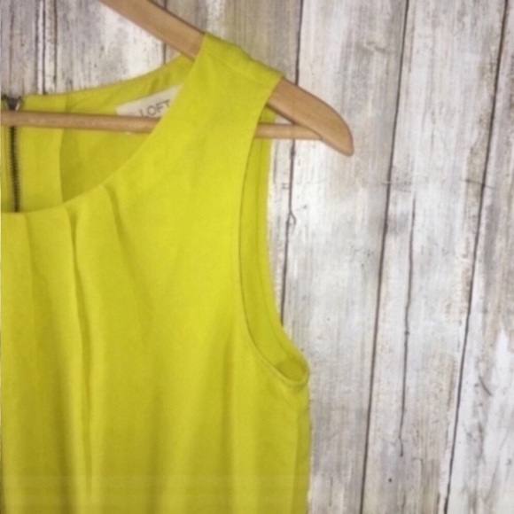 Loft Yellow Sleeveless Blouse - Picture 2 of 5
